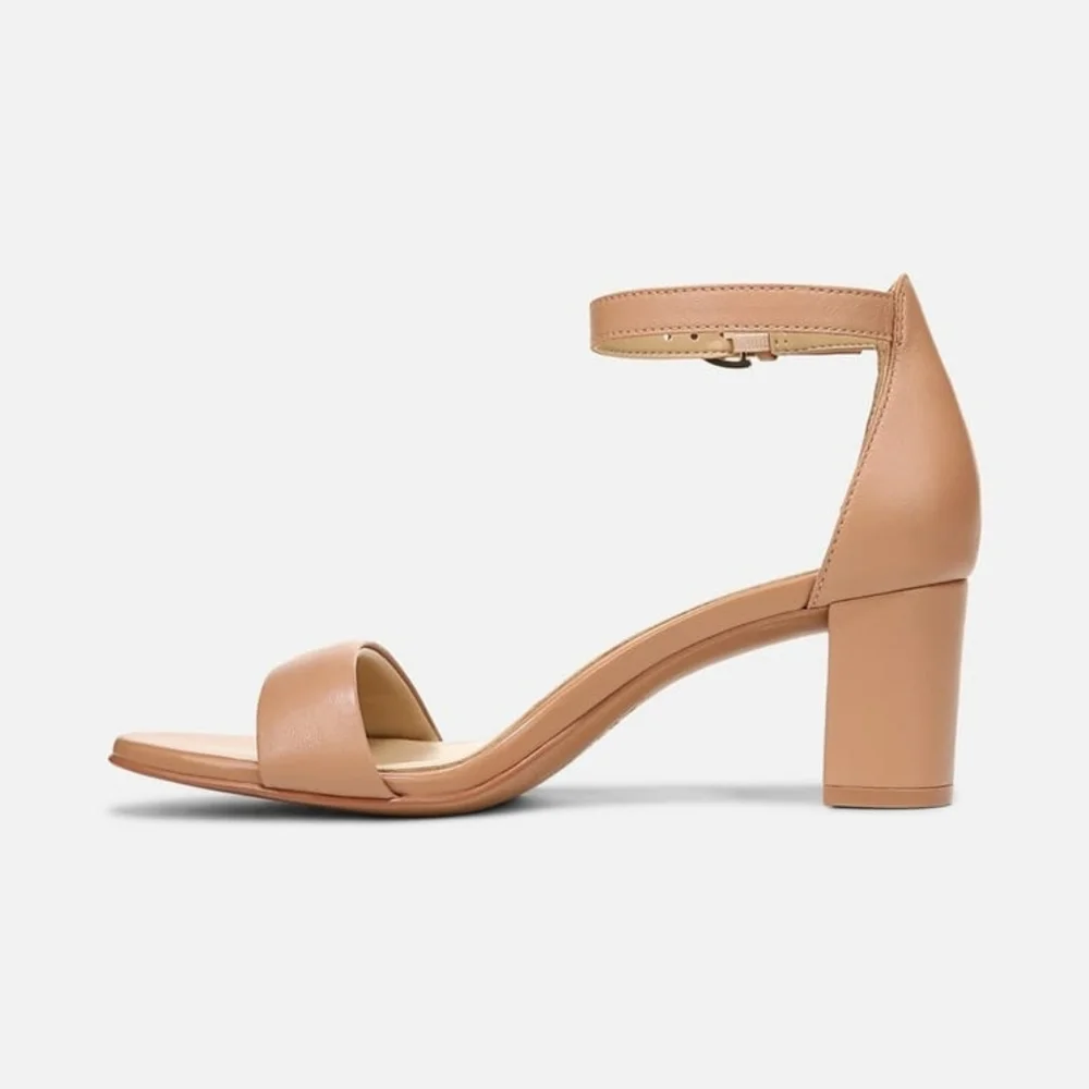 Naturalizer Vera Dress Sandal Size 9.5 Wide Frappe in box Leather Dress Sandal - Picture 3 of 11